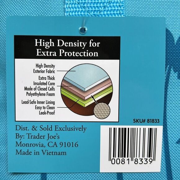 Trader Joe's Blue Cooler& Tote Bag Set - Picture 7 of 10